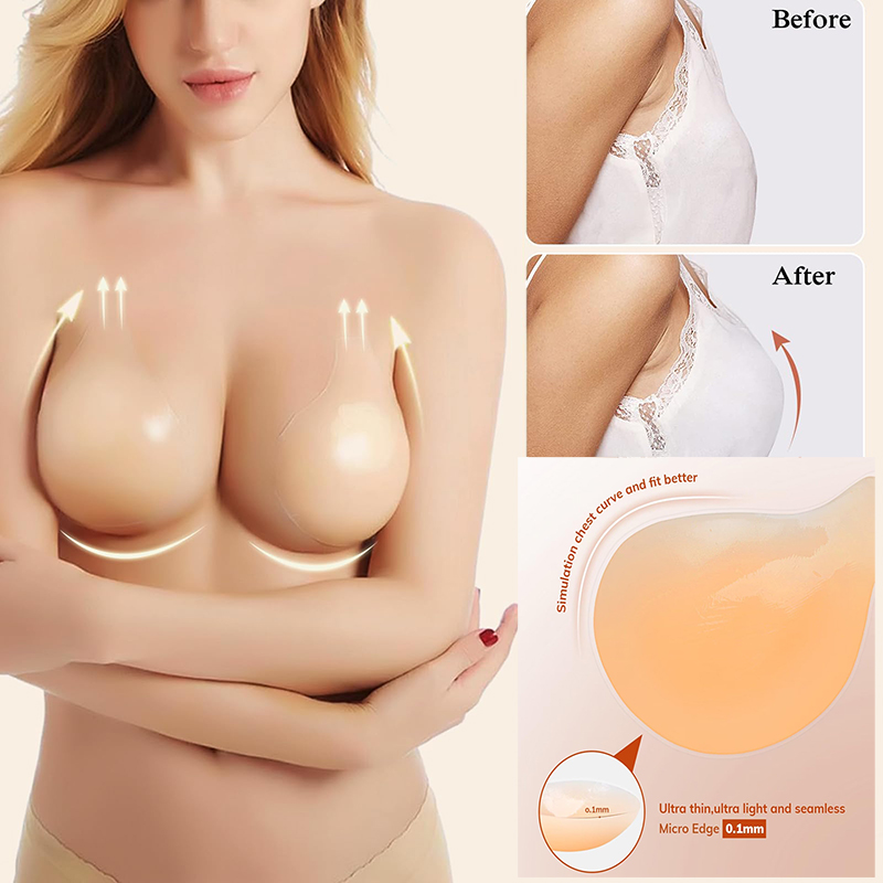 1/2 Pairs Women Sticky Bra Pus - Strapless Bra Backless reseña y precio