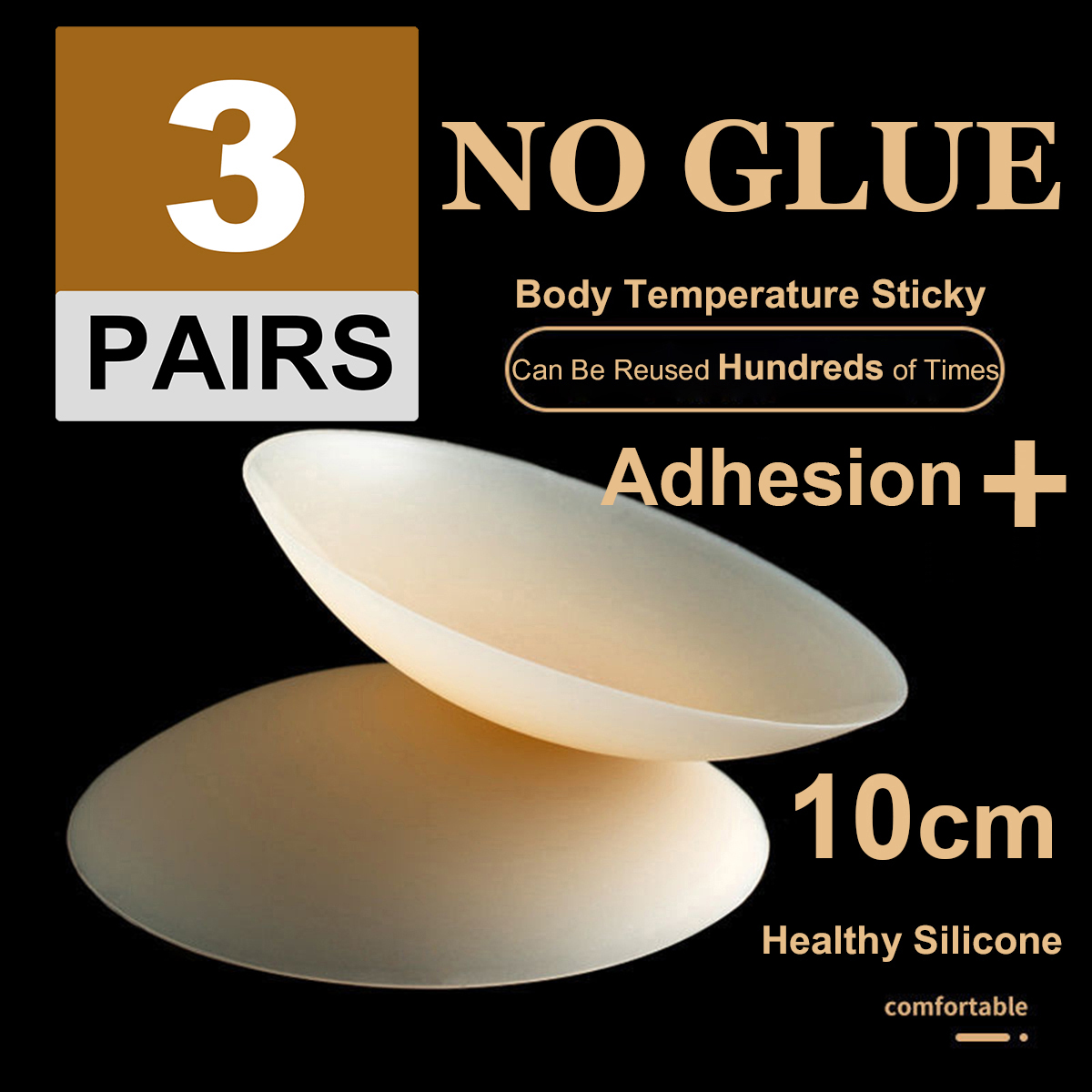 3Pairs No Glue Nipple Cover 10 - Nipple Cover Pasties reseña y precio