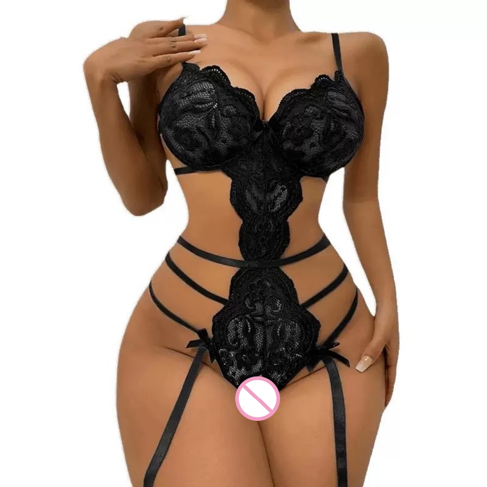 Sexy Lace Open Crotch Teddy Bo - Lace Teddy Lingerie reseña y precio