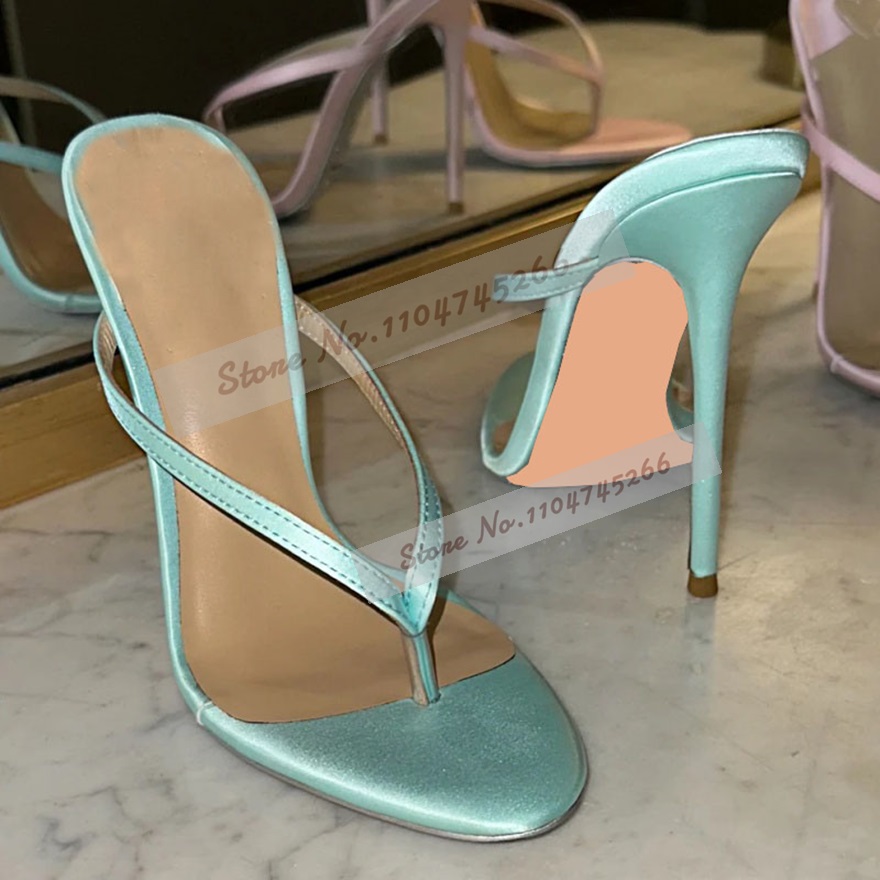Light Green Satin Clip Toe Hig - Slip Dress Satin reseña y precio