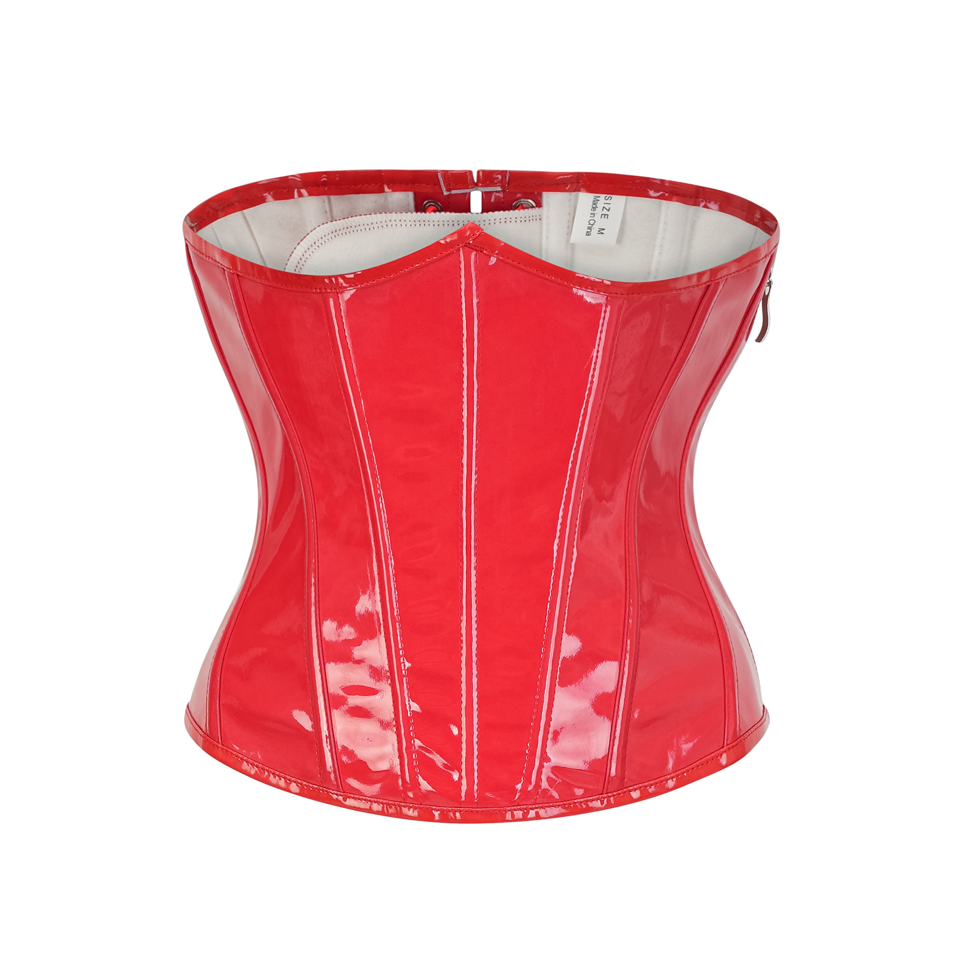 Steampunk Red PU Leather Side  - Corset Waist Cinch reseña y precio