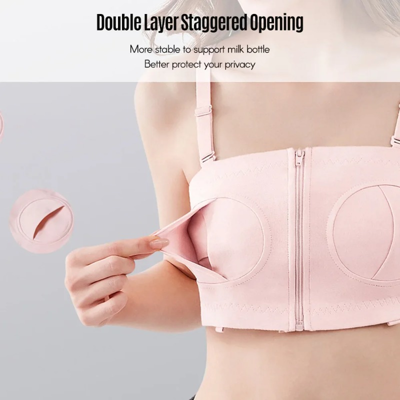 Hands Free Pumping Bra Adjusta - Nursing Bra Sleep reseña y precio