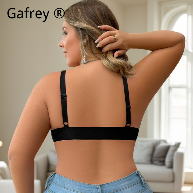 Plus Size Women French Lace Wi - Bralette Wireless Soft reseña y precio