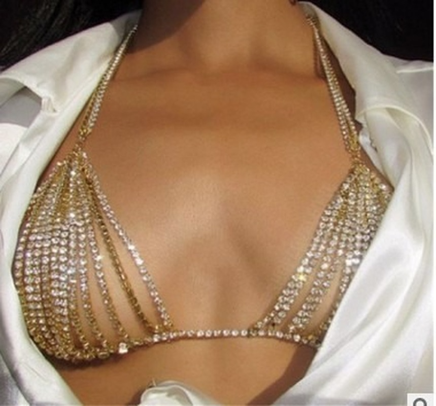 Luxury Heart Crytal Bikini Bod - Thong Bikini Women reseña y precio