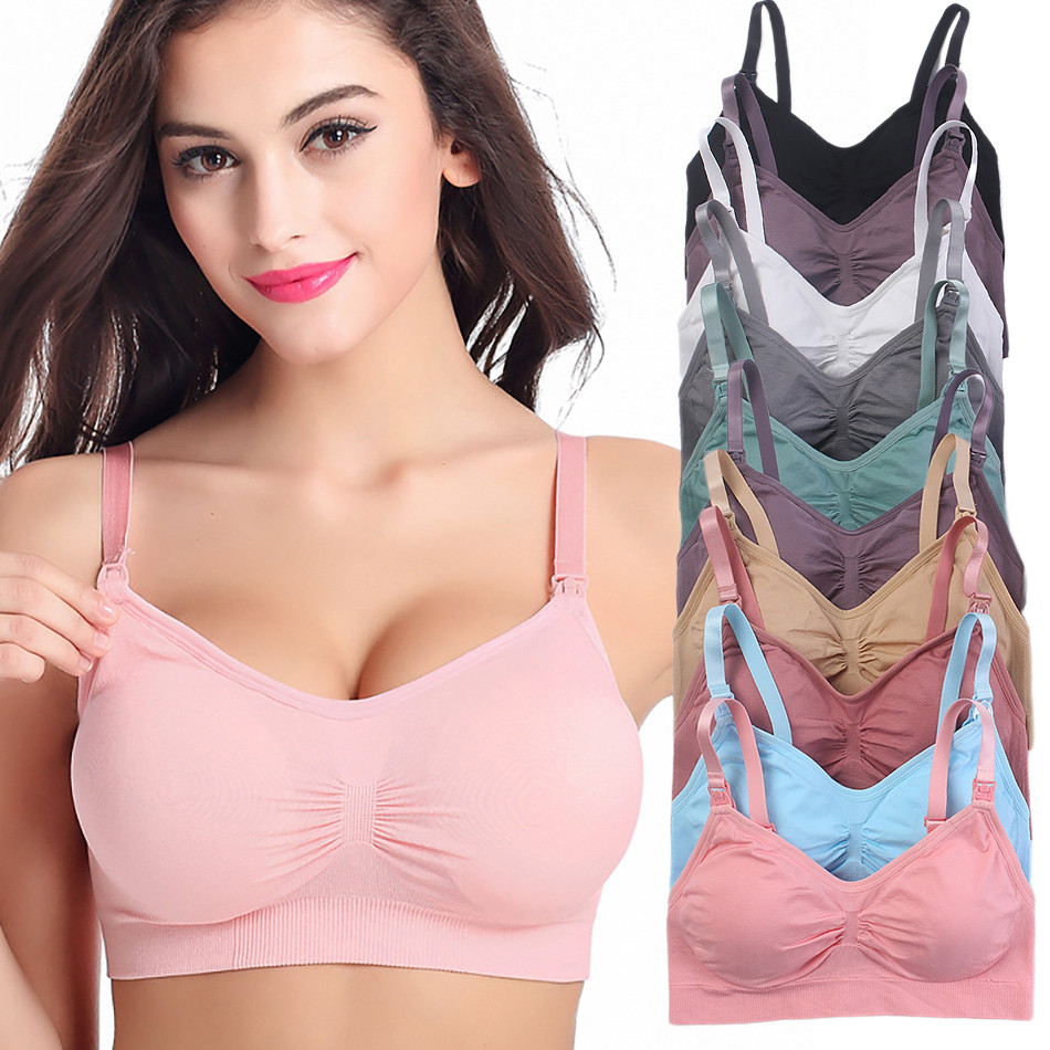 Breathable Maternity Pregnant  - Nursing Bra Sleep reseña y precio