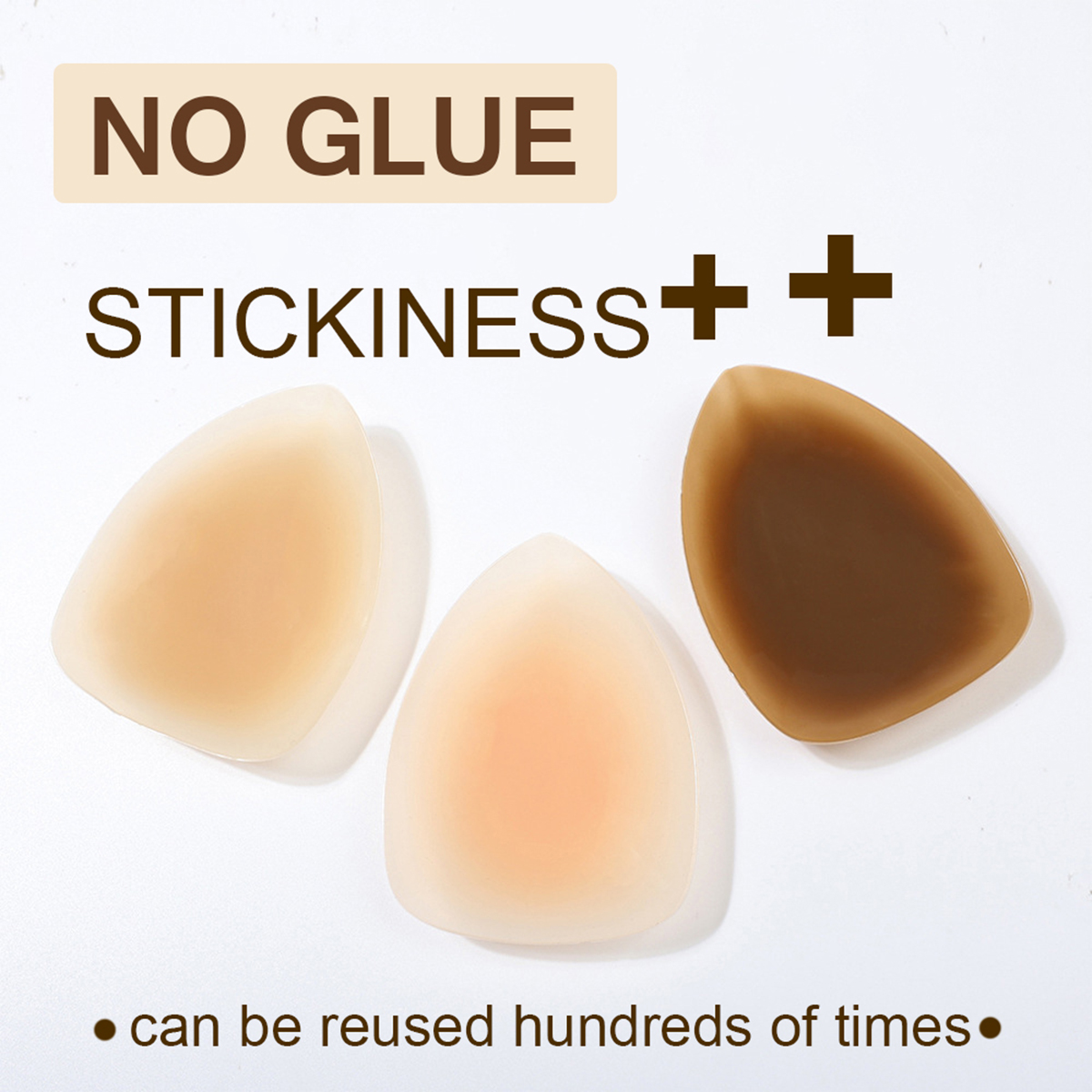 Reusable No Glue Triangle Lift - Nipple Cover Pasties reseña y precio