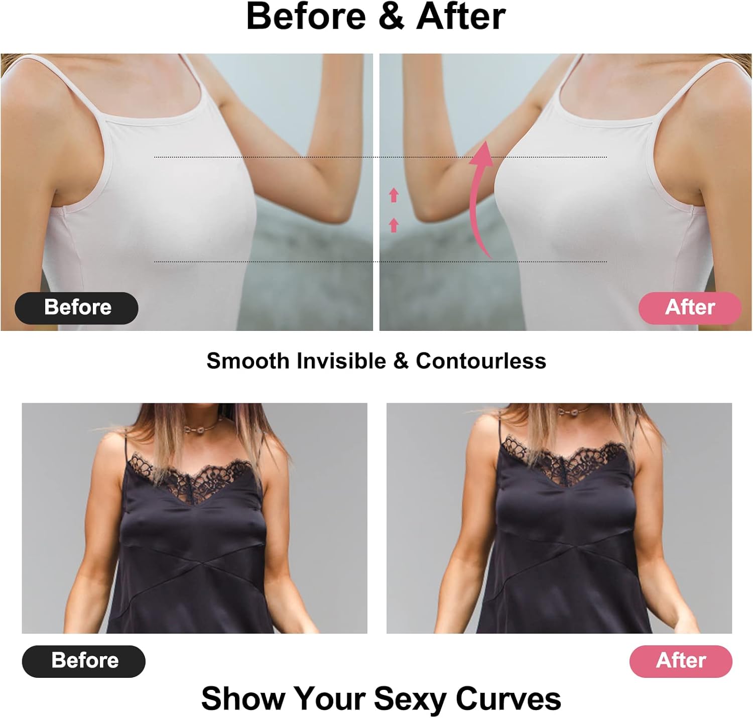Sticky Bra Push Up Adhesive Br - Silicone Bra Adhesive reseña y precio