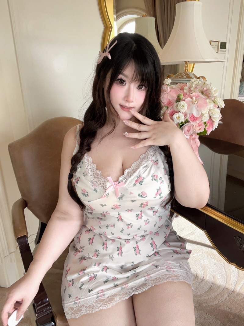 Women's Sexy Plus Size Lingeri - Babydoll Chemise Night reseña y precio