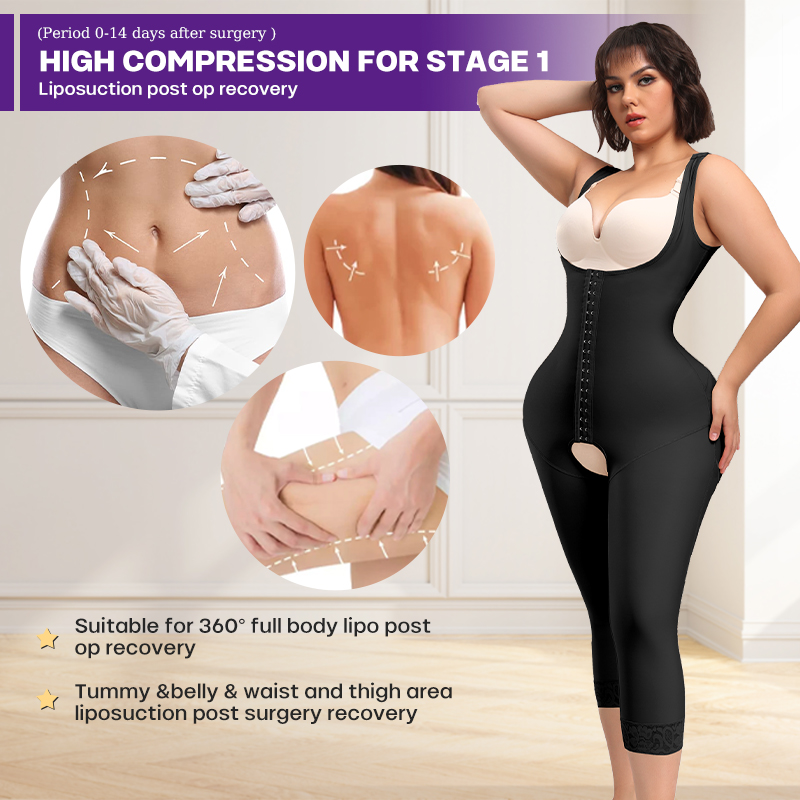 Compression Tummy Control Full - Shapewear Bodysuit Firm reseña y precio