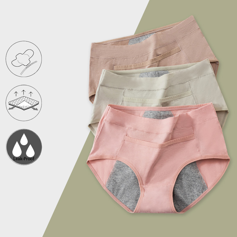 Cotton Menstrual Panties Leak  - Seamless Underwear Women reseña y precio