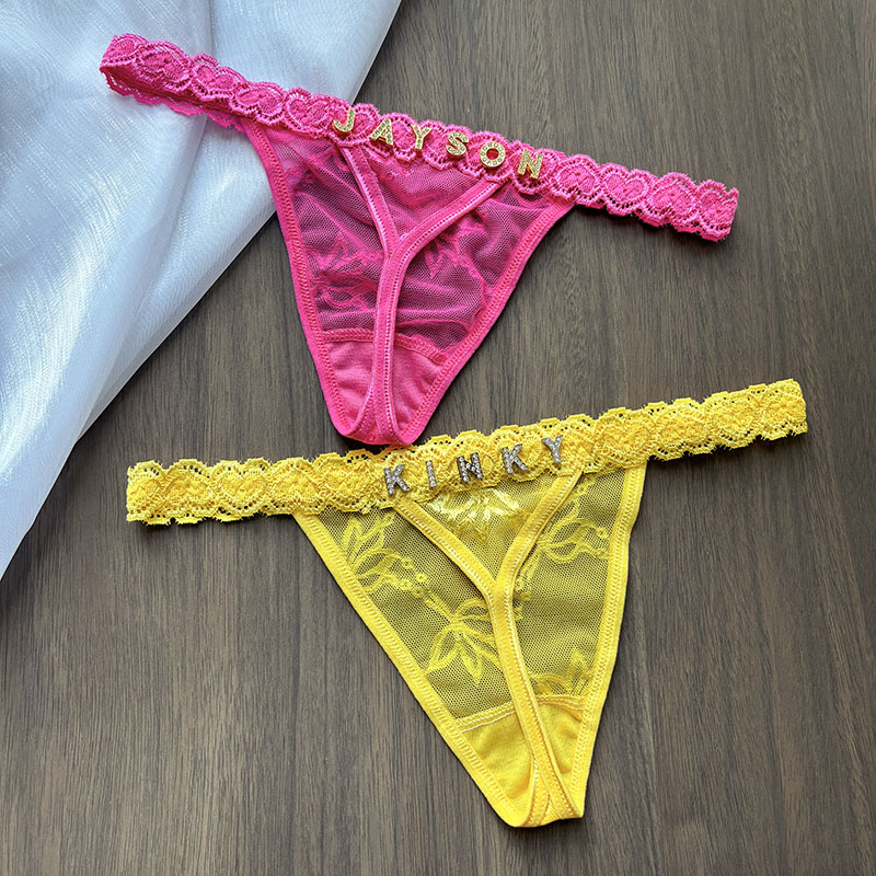 Custom Thong Panties Name Crys - Thong Bikini Women reseña y precio