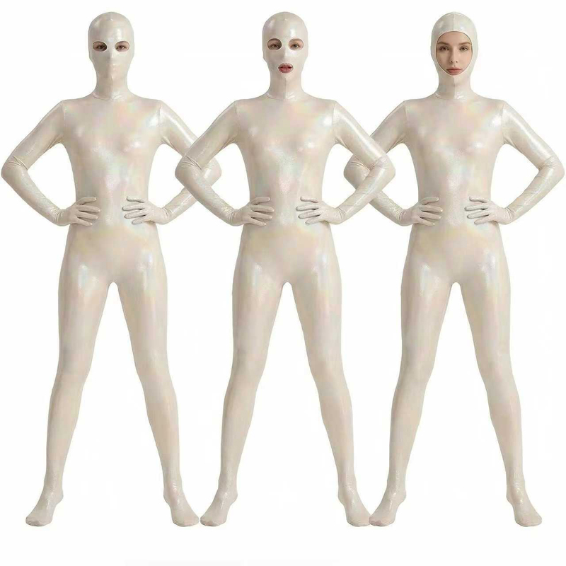 Women Shiny Gradient Zentai Bo - Shapewear Bodysuit Firm reseña y precio