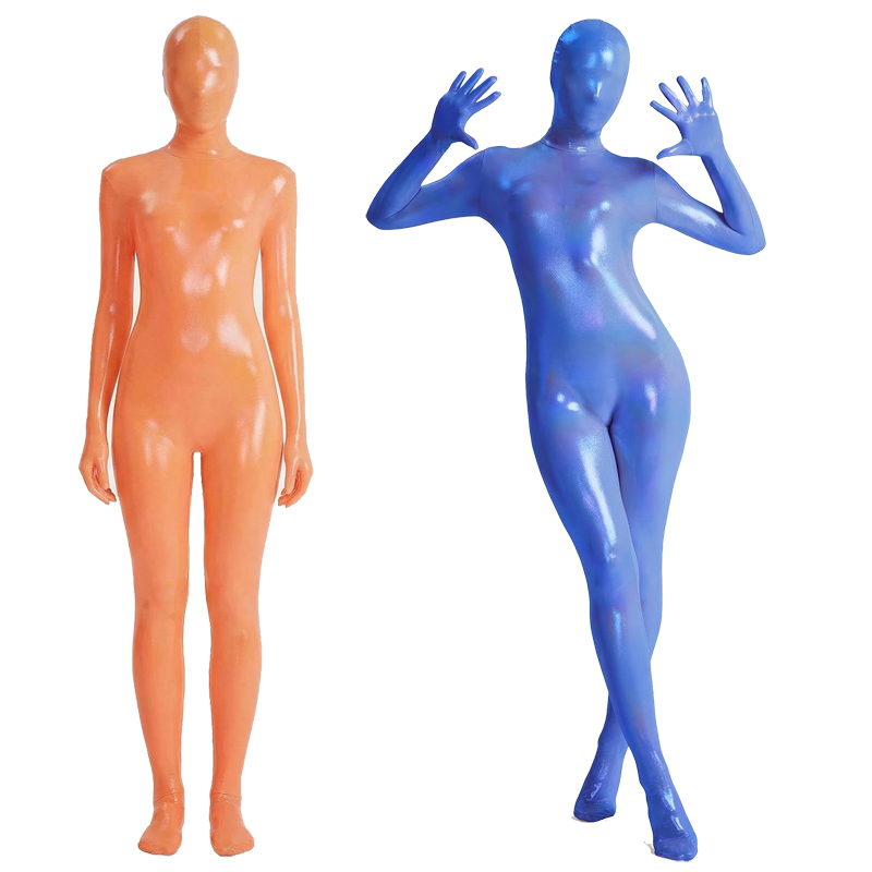 Women Shiny Gradient Zentai Bo - Shapewear Bodysuit Firm reseña y precio