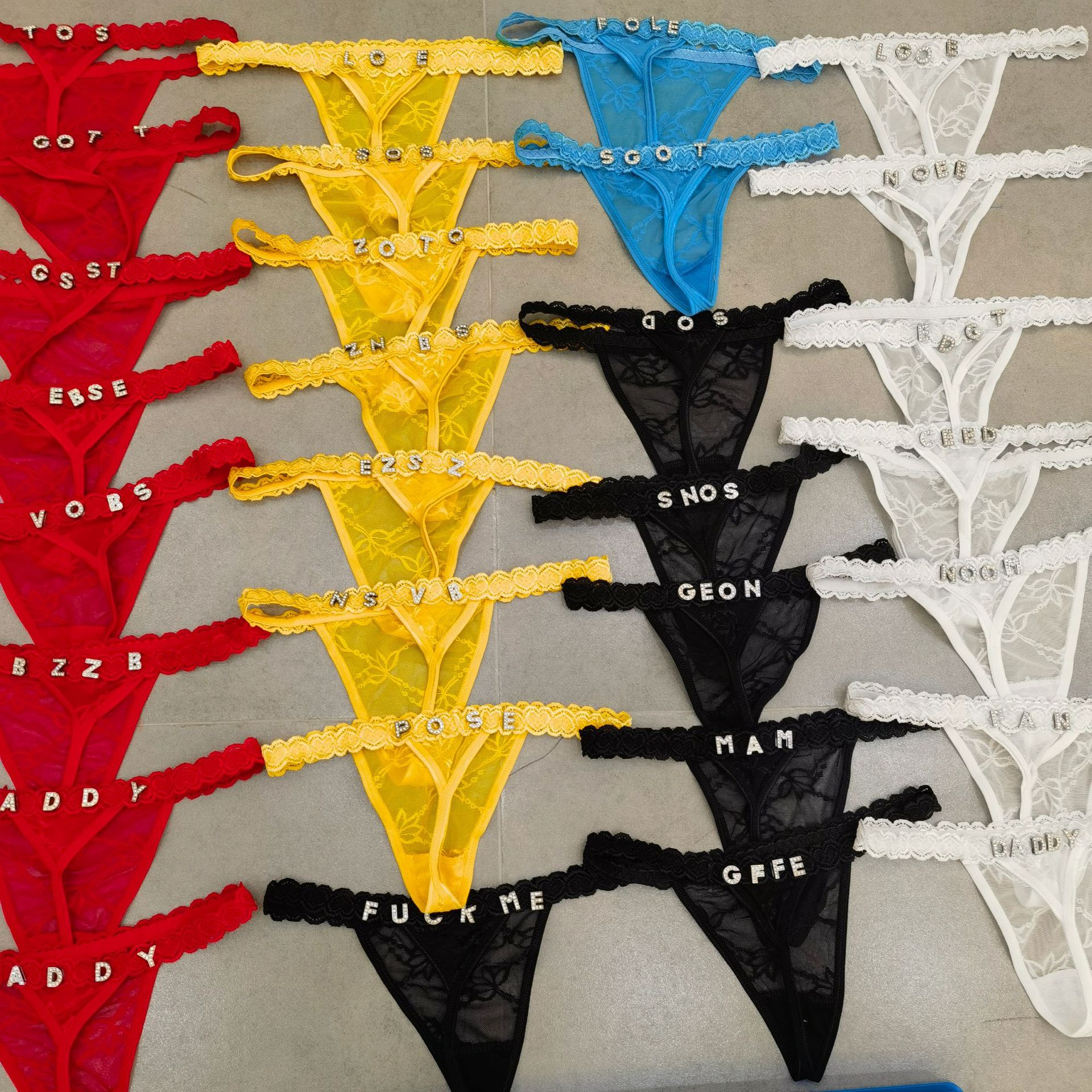 Customize Thongs Crystal Name  - Thong Bikini Women reseña y precio