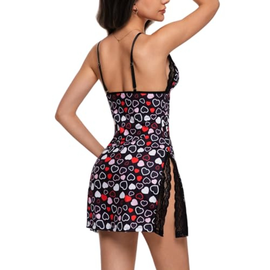 Night Gowns for Women V Neck L - Babydoll Chemise Night reseña y precio