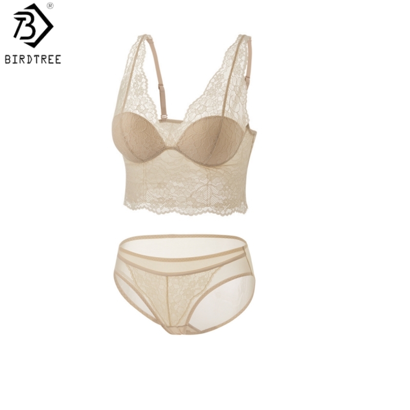 Birdtree, Silk Lining Women's  - Bralette Wireless Soft reseña y precio