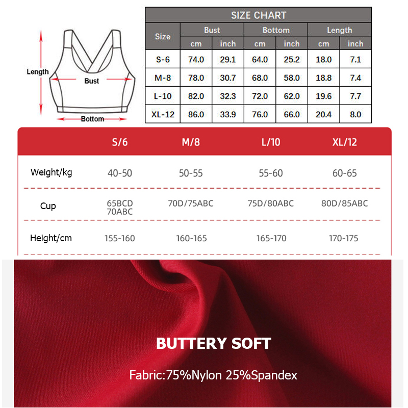 Stretchy Soft Sports Underwear - Sports Bra High Impact reseña y precio
