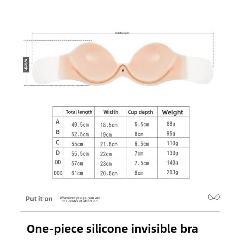 Strapless Silicone Adhesive Br - Strapless Bra Backless reseña y precio