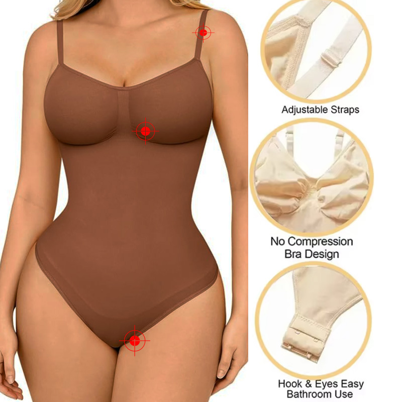 GUUDIA Spandex Bodysuit Thong  - Shapewear Bodysuit Firm reseña y precio