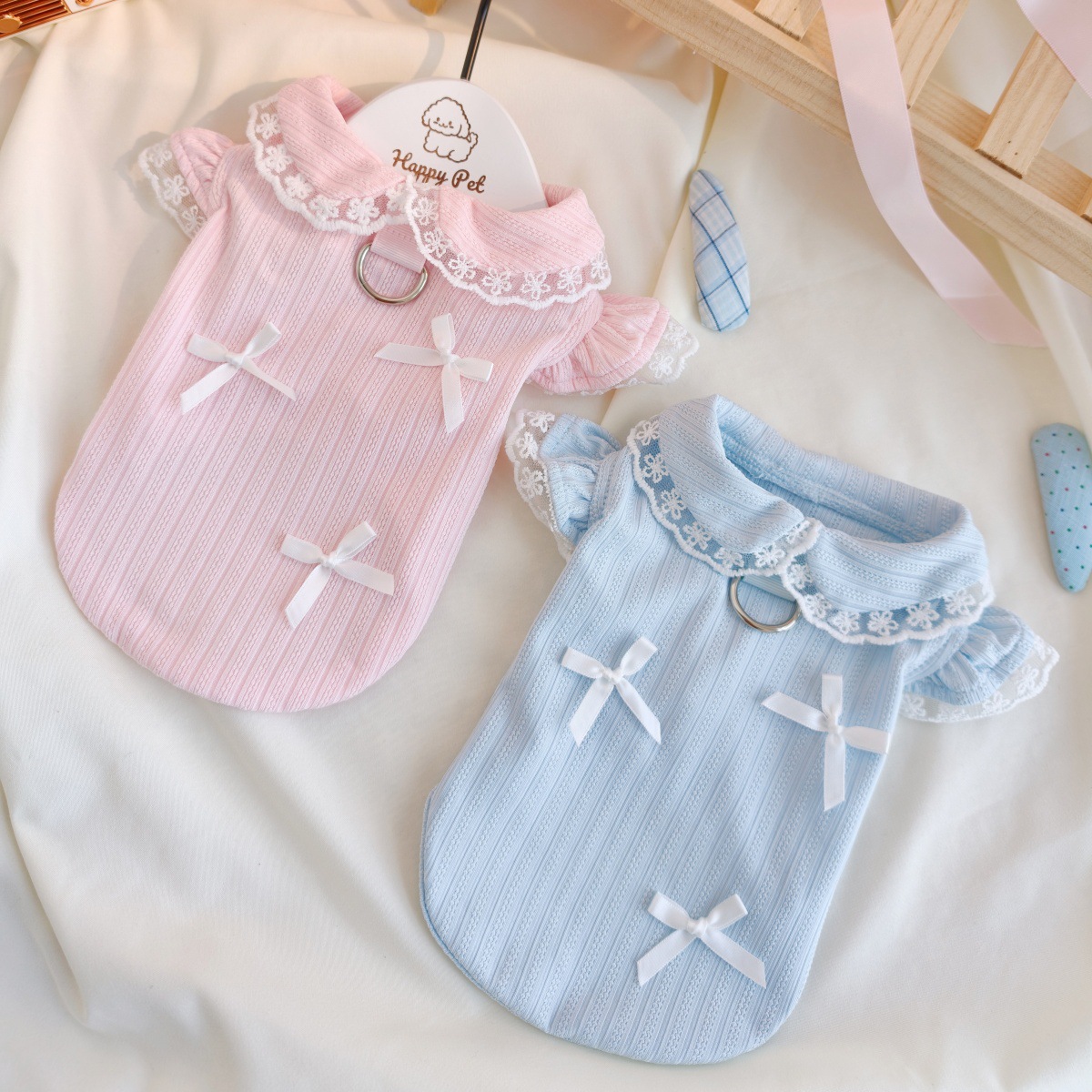Pet Spring Lace Bow Vest Can P - Lace Teddy Lingerie reseña y precio