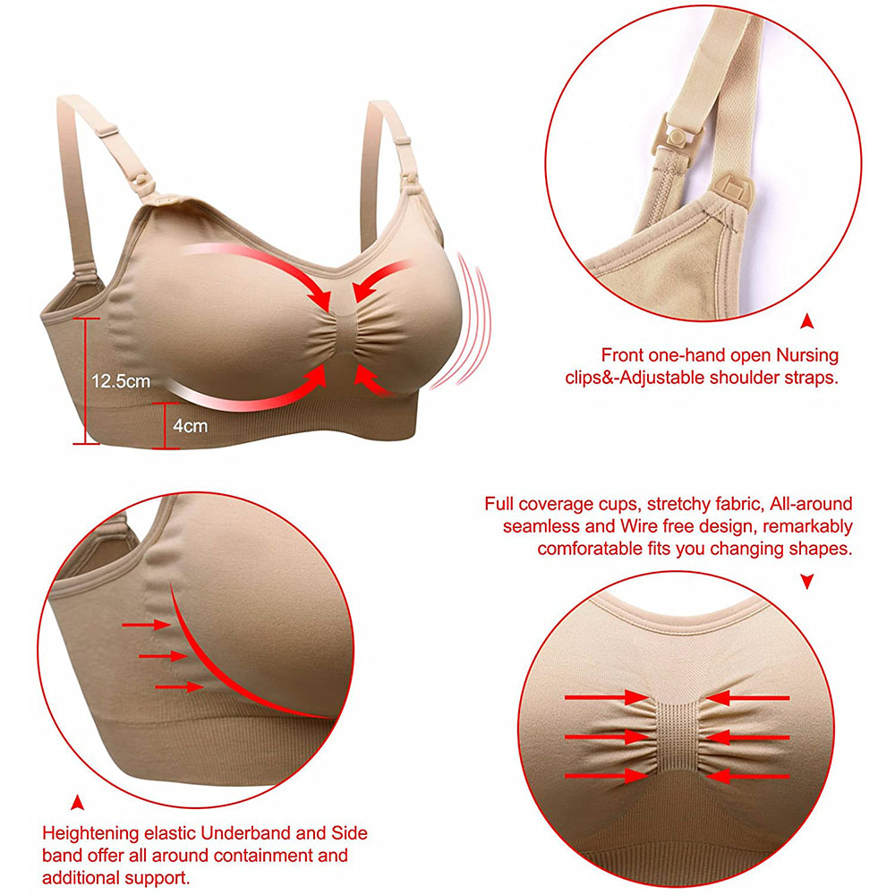 Womens Maternity  Nursing Bra  - Nursing Bra Sleep reseña y precio