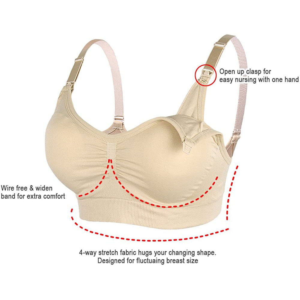 Womens Maternity  Nursing Bra  - Nursing Bra Sleep reseña y precio