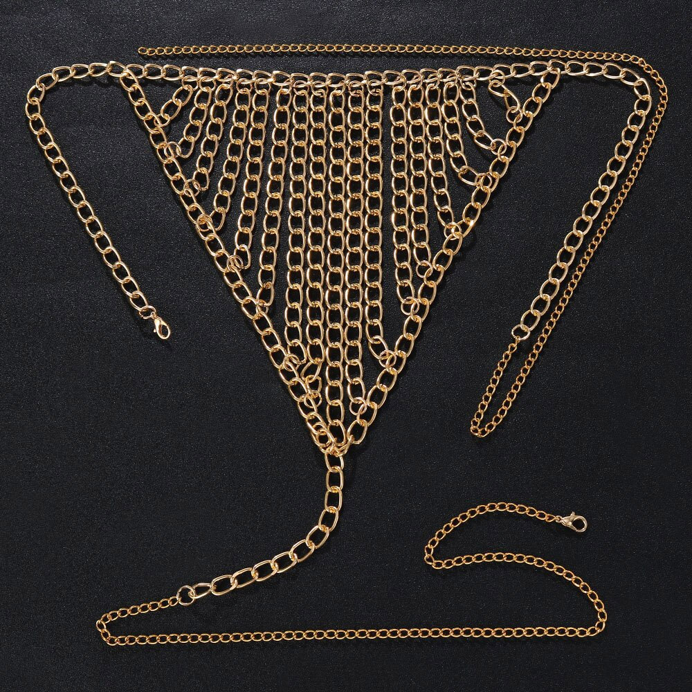 Statment Waist Chain Metal Cha - Thong Bikini Women reseña y precio