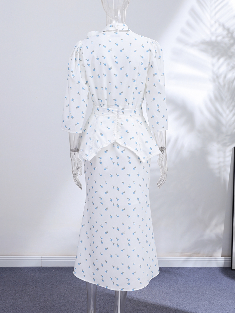Elegant Women Floral Dress Dar - Corset Waist Cinch reseña y precio