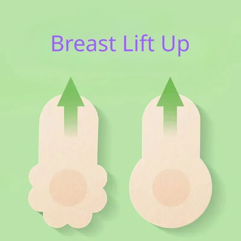 10pcs Women's Invisible Breast - Silicone Bra Adhesive reseña y precio