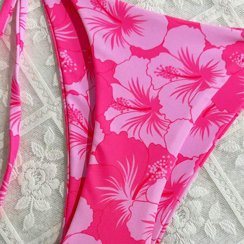 Women's Printed Vest Bikini+Th - Thong Bikini Women reseña y precio