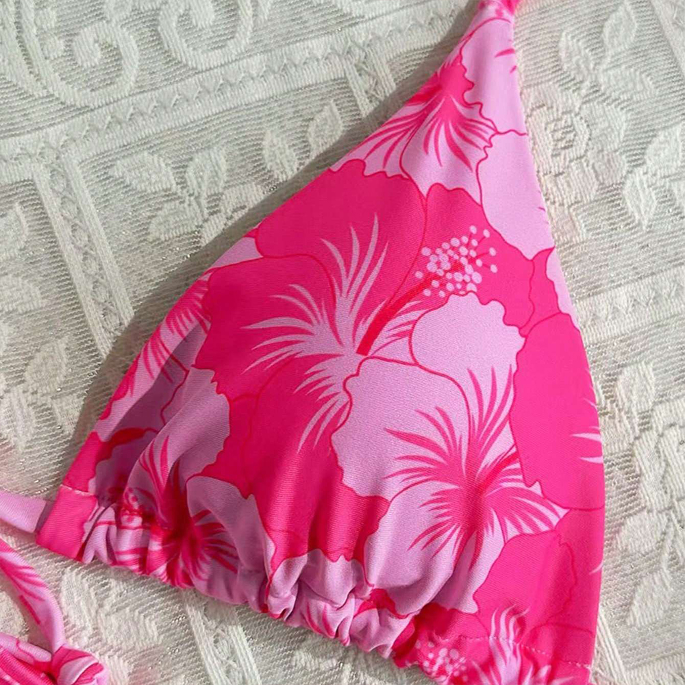 Women's Printed Vest Bikini+Th - Thong Bikini Women reseña y precio