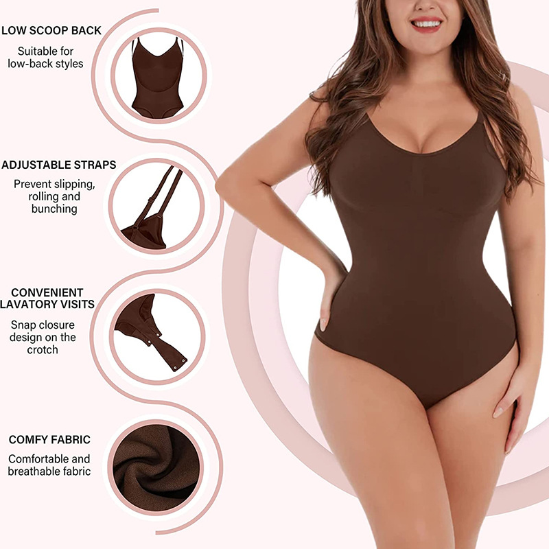 Seamless Backless Sculpting Bo - Shapewear Bodysuit Firm reseña y precio