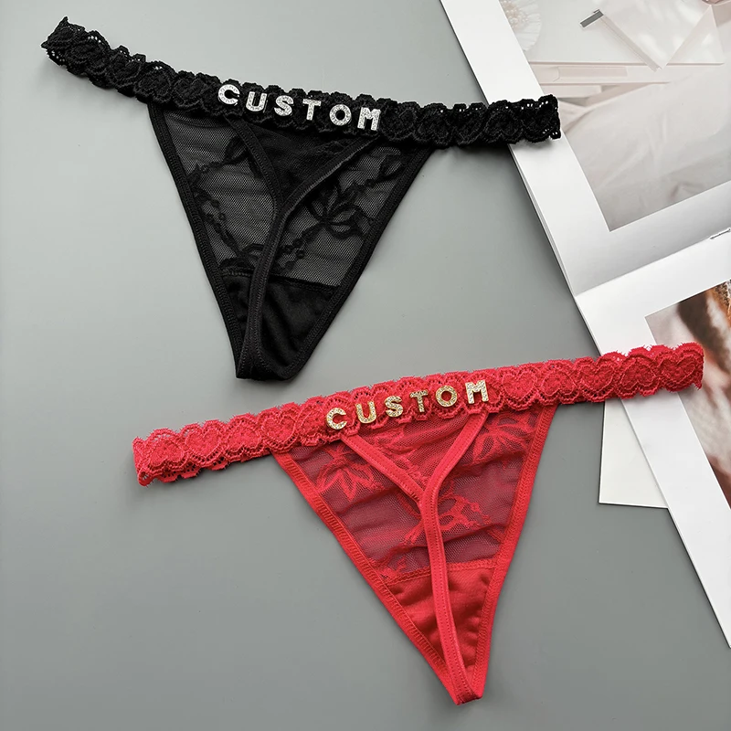 Personality Custom Thong Name  - Thong Bikini Women reseña y precio