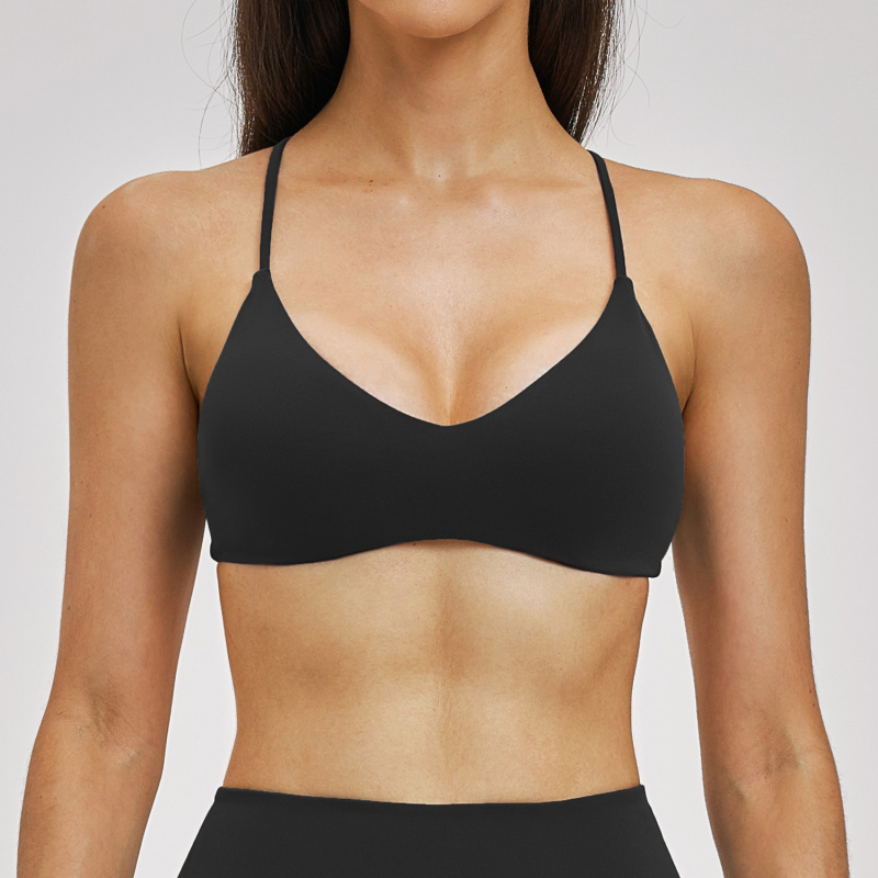 Backless Yoga Bra Gym Women Sp - Sports Bra High Impact reseña y precio