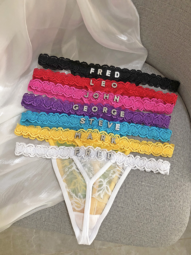 Custom Thong Panties with Name - Thong Bikini Women reseña y precio