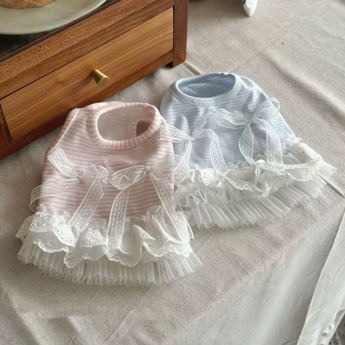 Sweet Bow Dog Clothes Lace Sma - Lace Teddy Lingerie reseña y precio