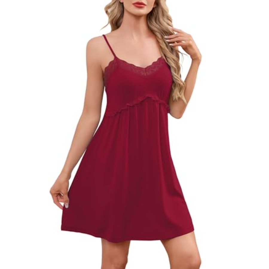 Sexy Nightgowns for Women Lace - Babydoll Chemise Night reseña y precio