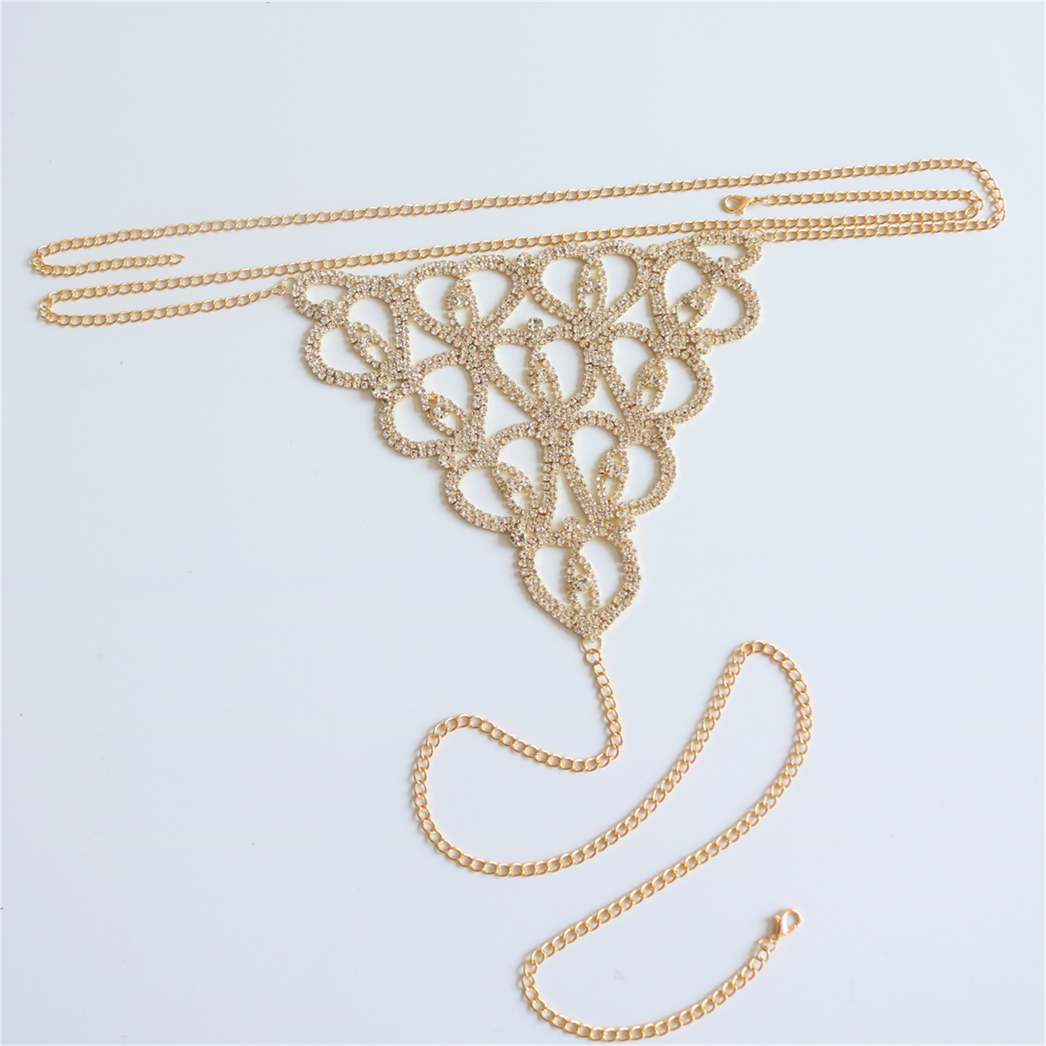 Sexy Body Chain Heart-shaped T - Thong Bikini Women reseña y precio