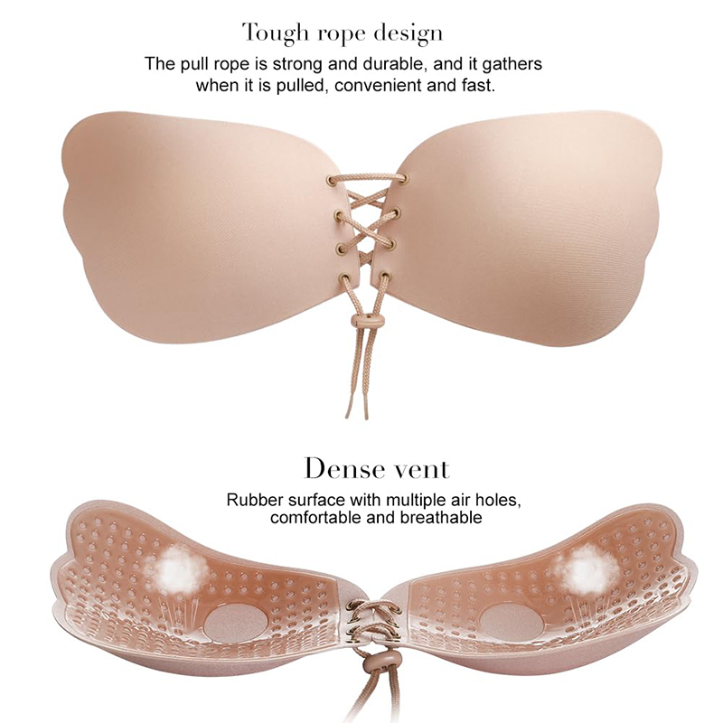 1/2 Pairs Women Summer Backles - Strapless Bra Backless reseña y precio