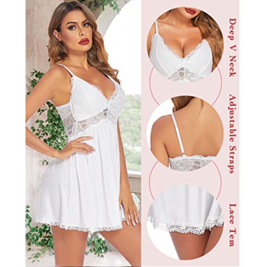 Avidlove Women Chemise Night G - Babydoll Chemise Night reseña y precio