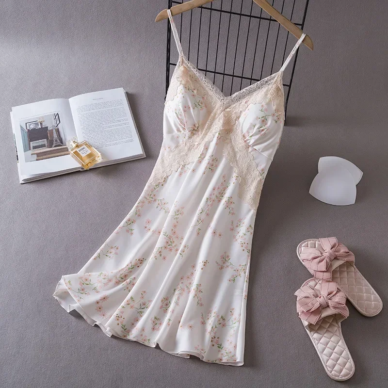 Women's Sexy Lingerie Satin Ni - Babydoll Chemise Night reseña y precio