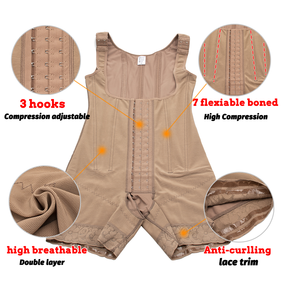 Fajas Colombian Girdles Post L - Shapewear Bodysuit Firm reseña y precio
