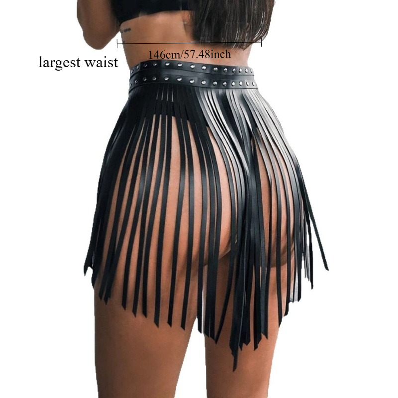 Women Gothic Bondage Skirt Bla - Garter Belt Set reseña y precio