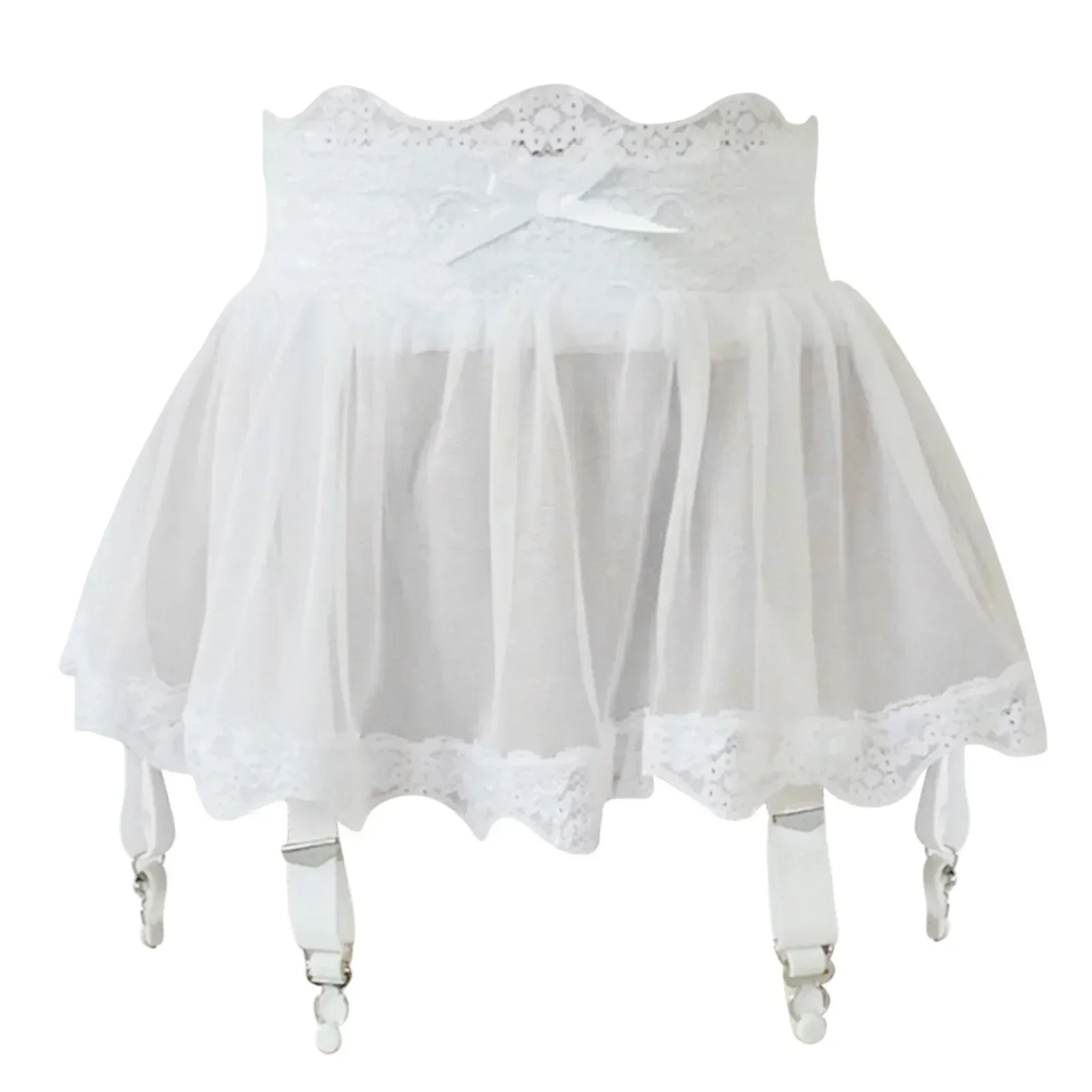 Women High Waist Lace Bandage  - Garter Belt Set reseña y precio
