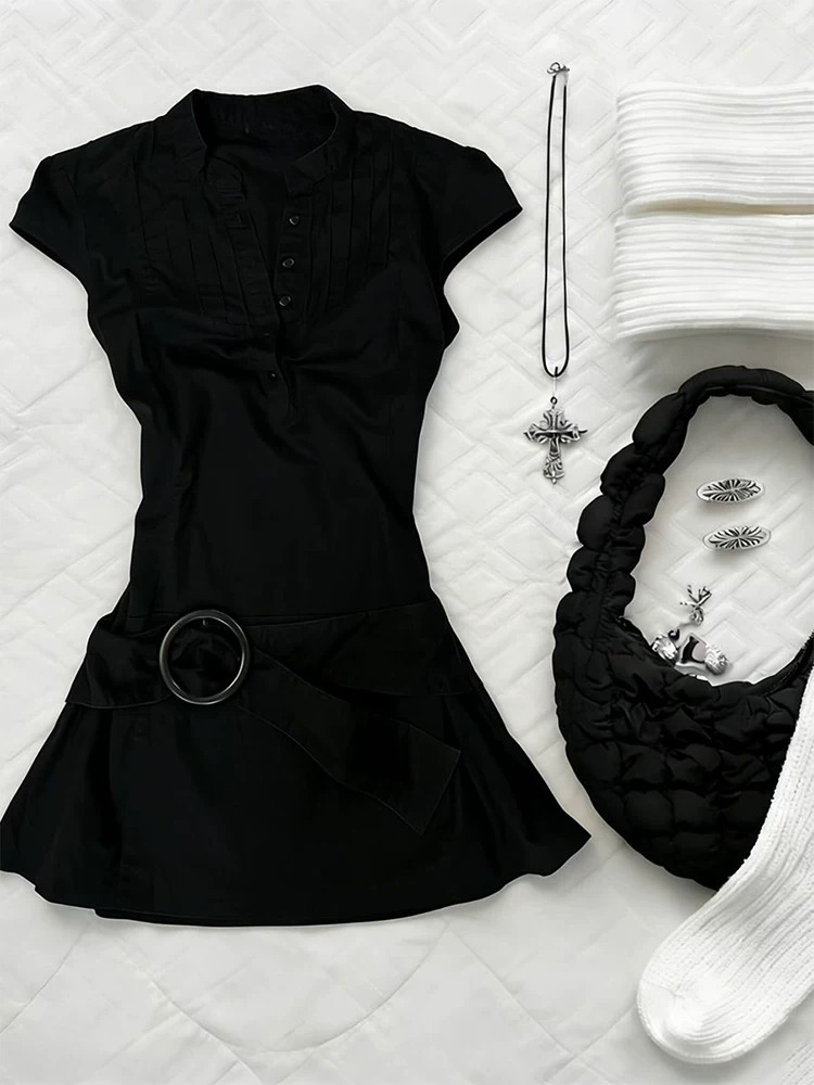 Vintage Style Black Slim Fit P - Corset Waist Cinch reseña y precio
