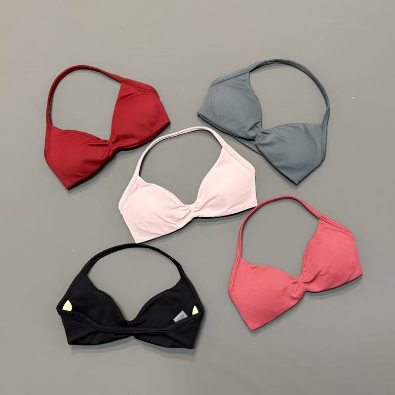 Women Halter Sports Bra V-Neck - Sports Bra High Impact reseña y precio