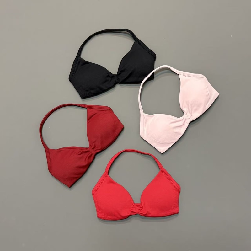 Women Halter Sports Bra V-Neck - Sports Bra High Impact reseña y precio