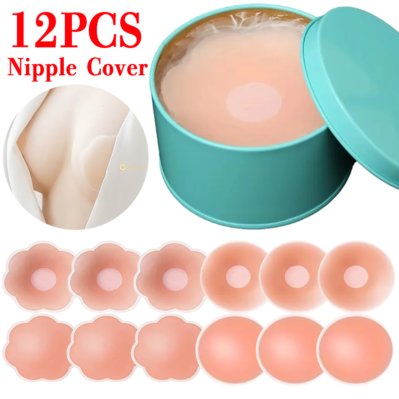6/12PCS Invisible Self Adhesiv - Silicone Bra Adhesive reseña y precio