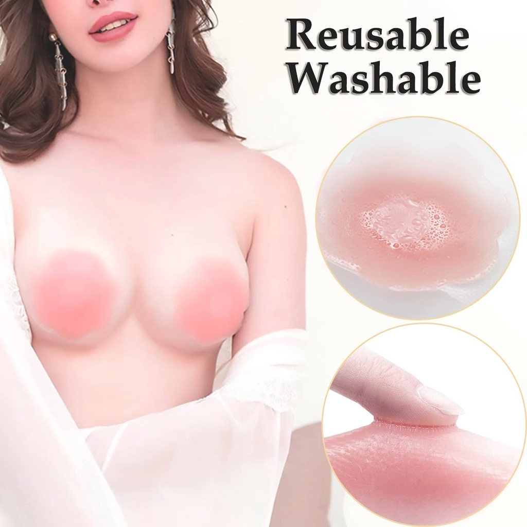 6/12PCS Invisible Self Adhesiv - Silicone Bra Adhesive reseña y precio