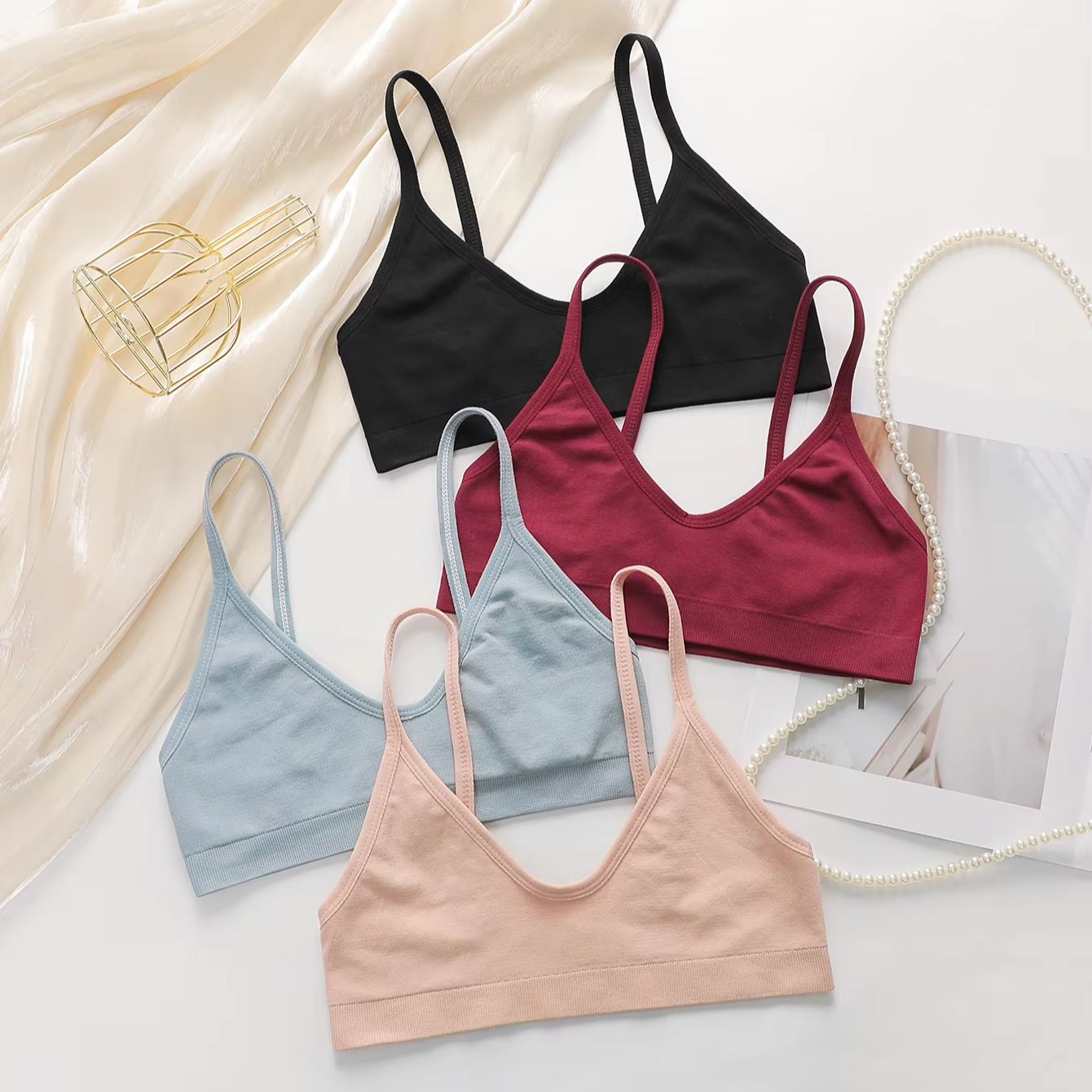 Women Seamless Wireless Bra So - Bralette Wireless Soft reseña y precio